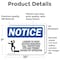 Signmission Ladder To Roof Access Requires Sign, Vinyl Decal, 10in W x 7in L, 2PK OS-2PACK-NS-D-710-L-13950 - alternate 4
